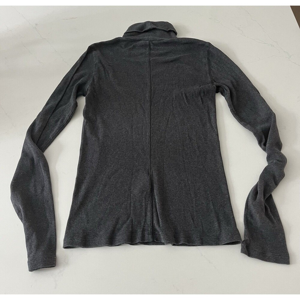 Everlane The Luxe Rib Turtleneck in Gray Size Small - Picture 4 of 8